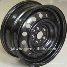 Top Black Steel Car Rim de 15 &quot;, 5x114.3 Rim